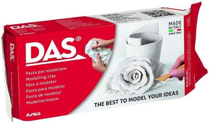 Image du produit Das Klei air hardening wit 1kg - 12 stuks