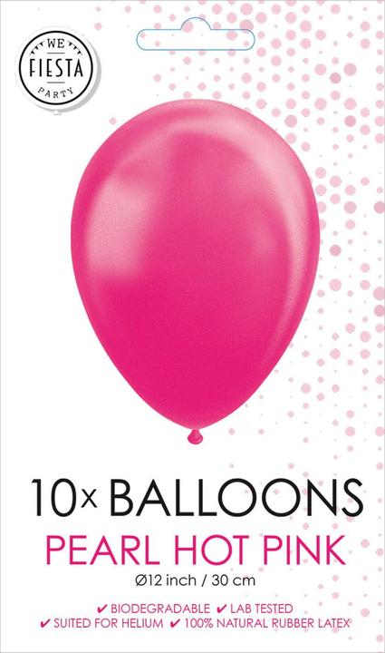 Actual product image Globos Europe Balloons Pearl Hard Pink 30cm, 10pcs. (10 x)