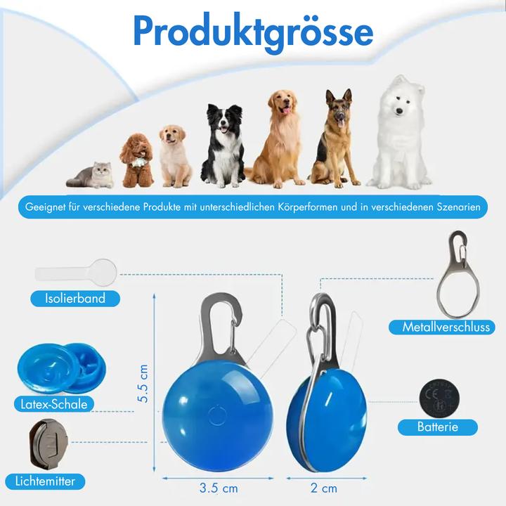 Produktbild Suba Hunde Sicherheits Blinklicht Clip-On LED (Hund, Allgemein)