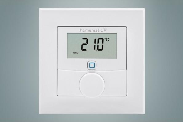 Actual product image Homematic IP Smart Home wall thermostat with switch