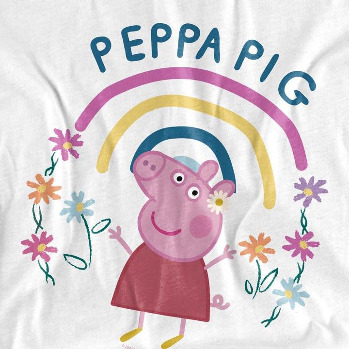 Immagine prodotto Peppa Pig Maglietta Arcobaleno Floreale Bambini (128)
