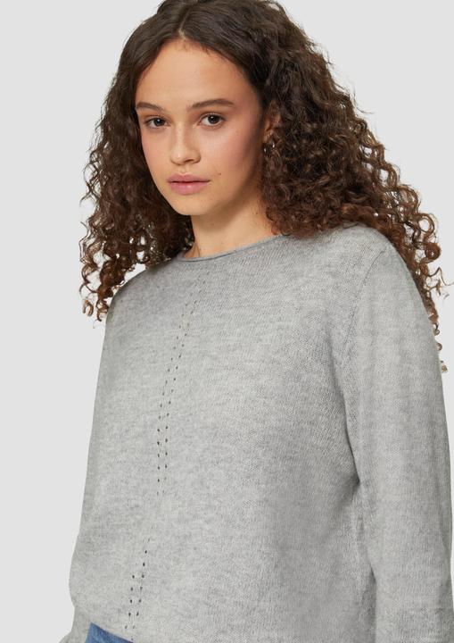 Immagine prodotto S.Oliver Strickpullover Weicher Strickpullover mit Ajour-Detail (46)