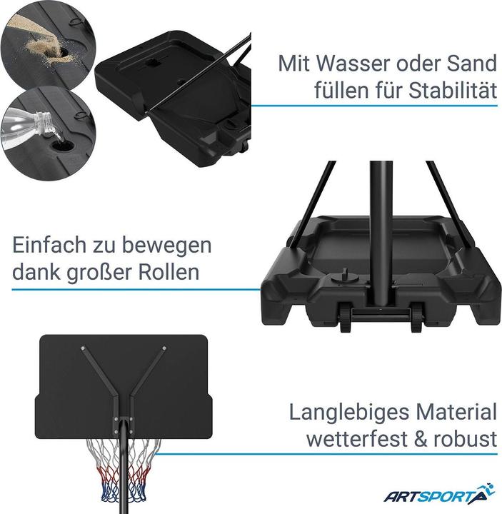 Immagine prodotto Juskys Canestro da basket