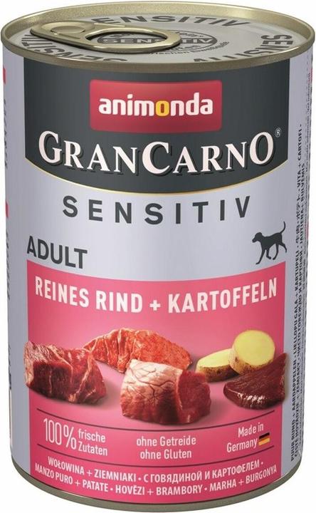 Image du produit animonda GranCarno ADULT Sensitiv boeuf +p.d. 400g (Adulte, 1 pcs, 400 g)