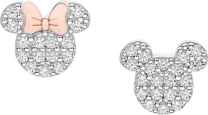 Immagine prodotto Disney Orecchini Mickey e Minnie Mouse, argento 925 (Argento 925)