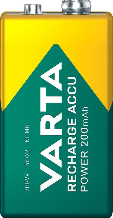 Produktbild Varta Recharge Accu Power (1 Stk., 9V Block, 200 mAh)
