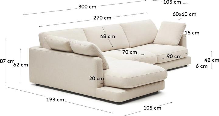 Actual product image Kave Home Gala (Corner sofa)