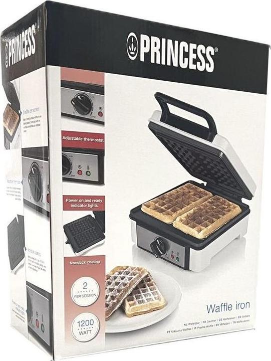 Actual product image Princess Waffle iron (EU plug)