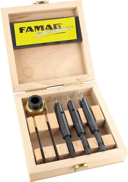 Actual product image Famag Drill countersink set (4 mm, 5 mm, 6 mm)