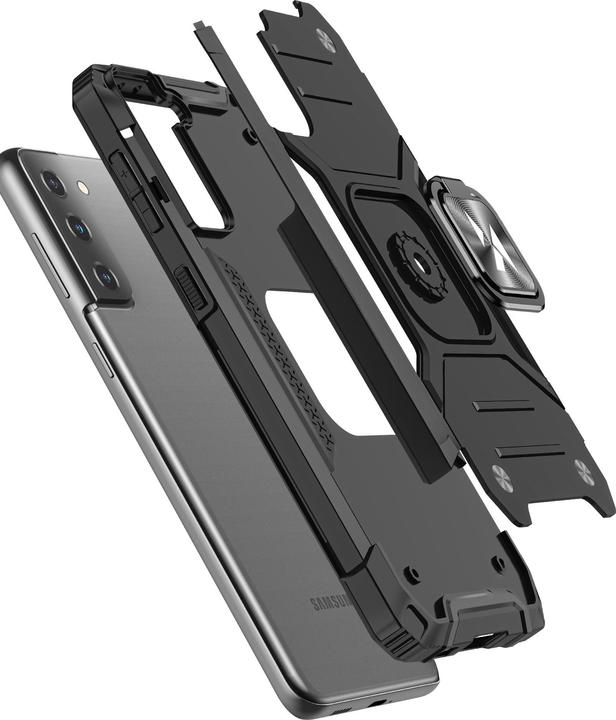 Image du produit Wozinsky Ring Armor Tough Hybrid Case Cover + Magnetic Mount pour Samsung Galaxy S22 + (S22 Plus) Sil (Samsung Galaxy S22+)