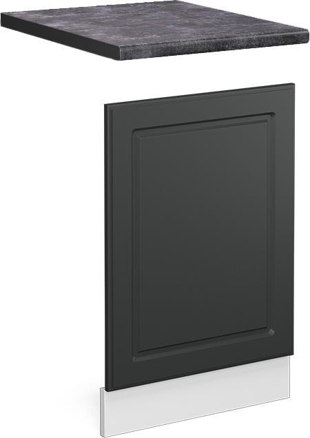 Anthracite country house, Anthracite high gloss, Charcoal, White