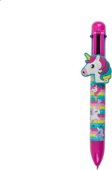 Actual product image Magni OOTB biros, 6 colours, unicorn (Multicoloured, 1 x)