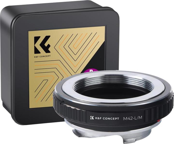 Immagine prodotto K&F Concept Attacco adattatore per obiettivo ad alta precisione, M42-L/M