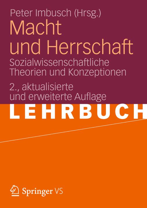 Produktbild Macht und Herrschaft (Deutsch, 2013)