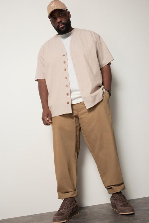 Image du produit Sthuge grosse Grössen Bundfaltenhose, Tapered Loose Fit, bis 72 sandstein 54 839663330-54 (54)