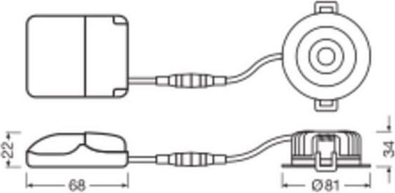 Produktbild Ledvance LED-Einbaustrahler (510 lm)