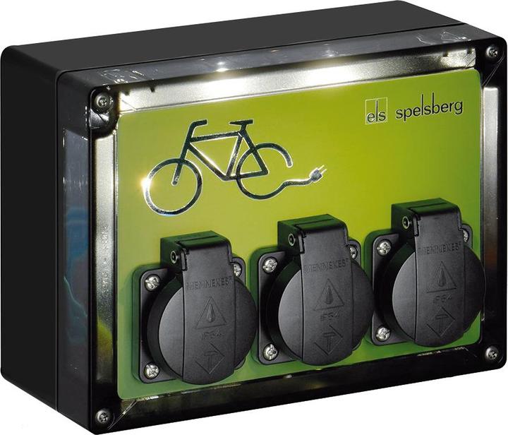 Spelsberg 20013401 TG BCS 3 BE/FR LED Bicycle Charging Station (E-bike charger)
