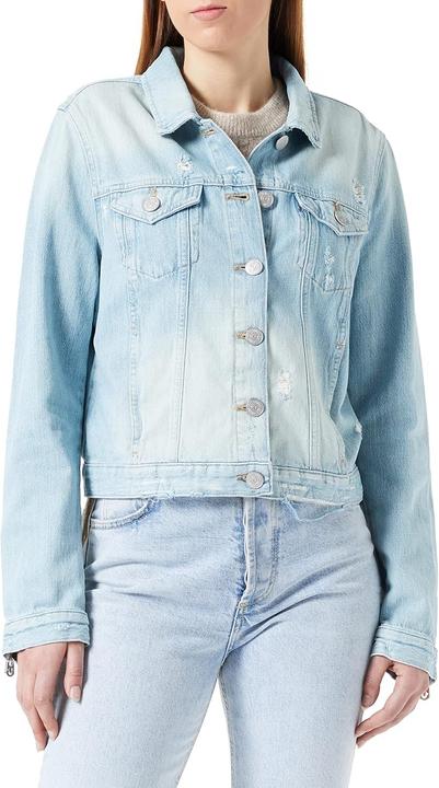Actual product image True Religion Destroyed Wash Denim Jacket (XS)