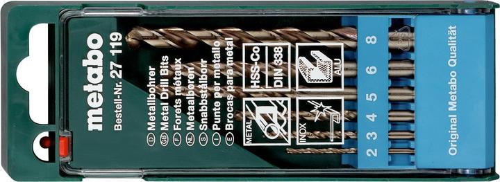 Actual product image Metabo HSSCoDrill cassette (2, 3, 4, 5, 6, 8 mm)