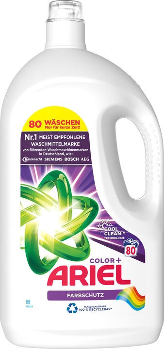 Actual product image Ariel Colour (80 Washing cycles, Liquid)