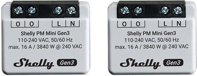 Image du produit Shelly PM Mini Gen3 x2
