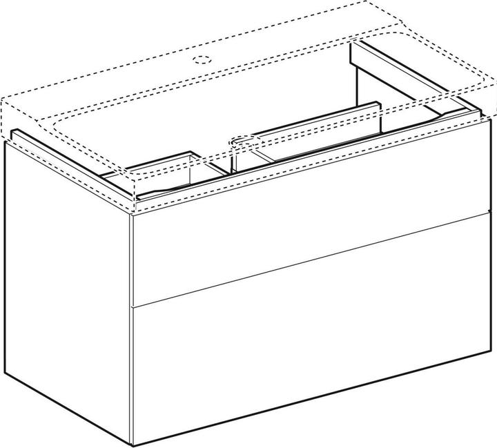 Produktbild Geberit 500.509.00.1 (88 x 46 x 53 cm)