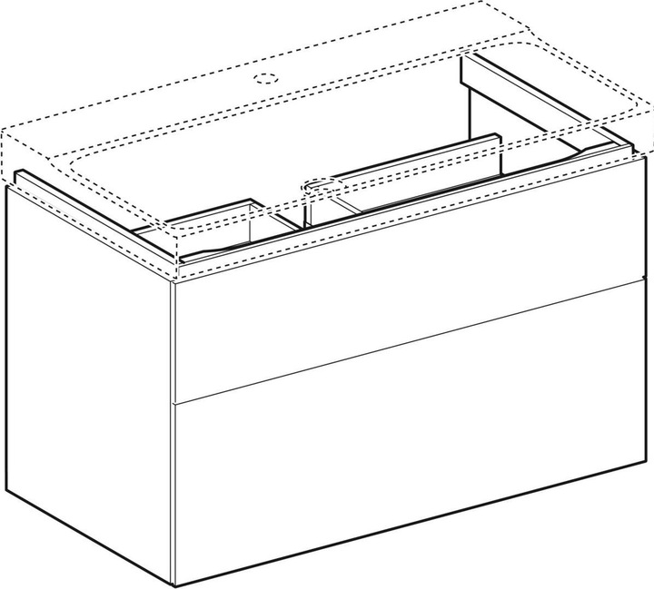 Actual product image Geberit 500.509.00.1 (88 x 46 x 53 cm)