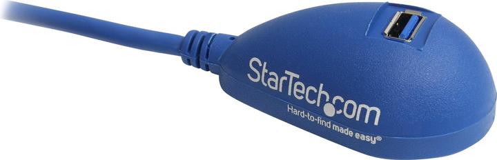 Image du produit StarTech Câble d'extension / d'amarrage SuperSpeed USB 3.0 de 1,5 m - Bleu - mâle / femelle (1.50 m, USB 3.0)