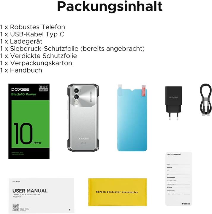 Produktbild Doogee Blade10Power (64 GB, 6.50", Dual SIM, 4G)