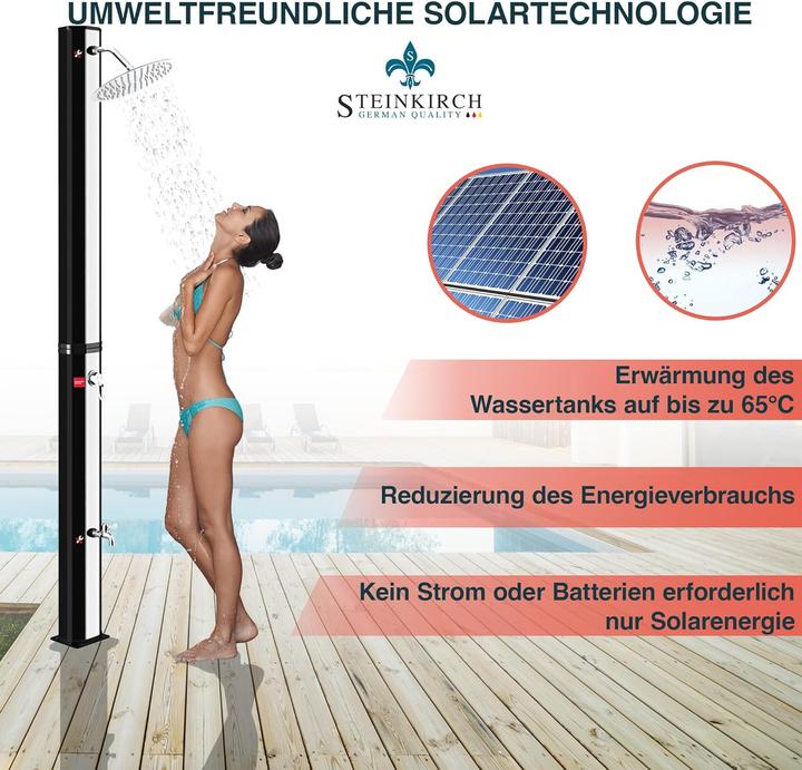Produktbild Steinkirch Solar Gartendusche