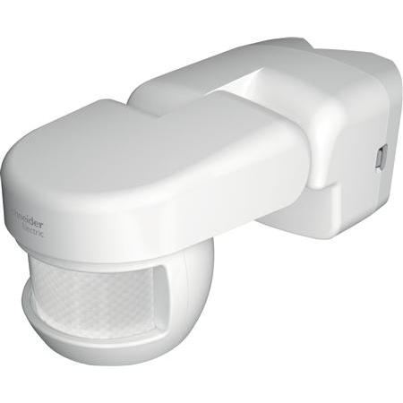 Schneider Electric, Bewegungsmelder, Bewegungsmelder aussen 120 gr.10A, 12 m Reichweite230V AC, 50Hz164x80x75 mm, weiss ...