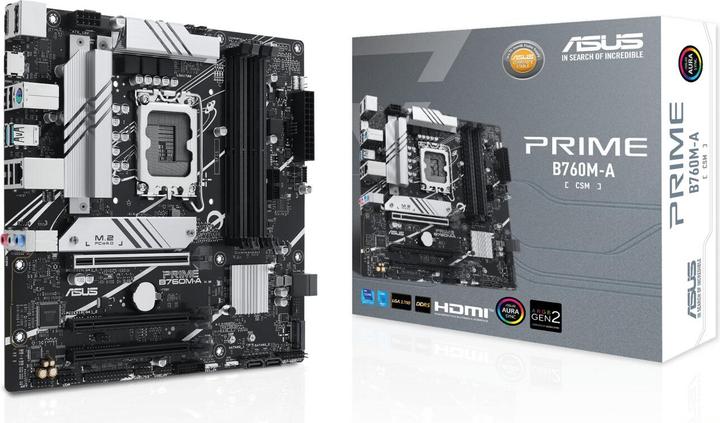 Produktbild ASUS Prime B760M-A-CSM (LGA 1700, Intel B760, mATX)