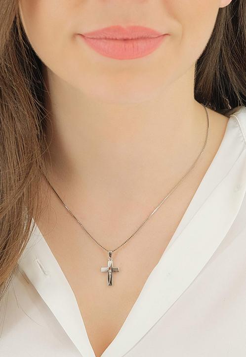 Image du produit Muau Croix (Or blanc)