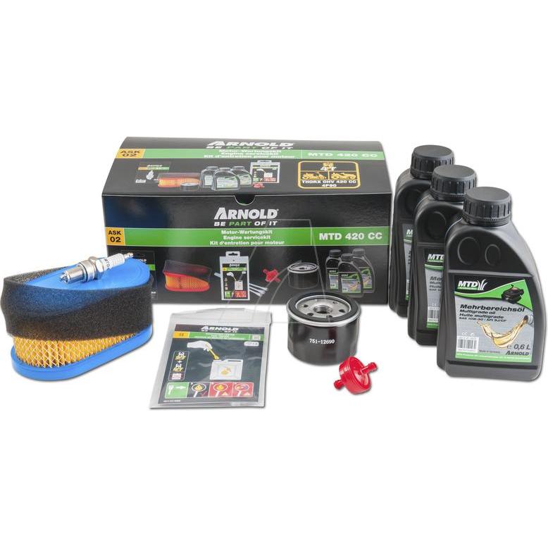 Arnold, Accessori per macchinari da giardino, Kit manutenzione motore MTD 420 ccm 4P90 (Tosaerba, Trattorino, Ricambi per macchine da giardino)