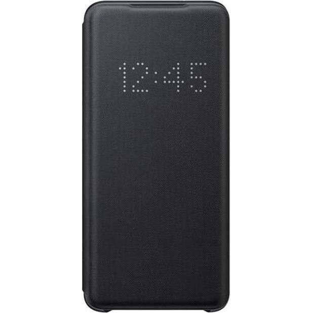 Samsung LED View Cover (Samsung Galaxy S20 5G, Samsung Galaxy S20+), Smartphone Hülle, Schwarz