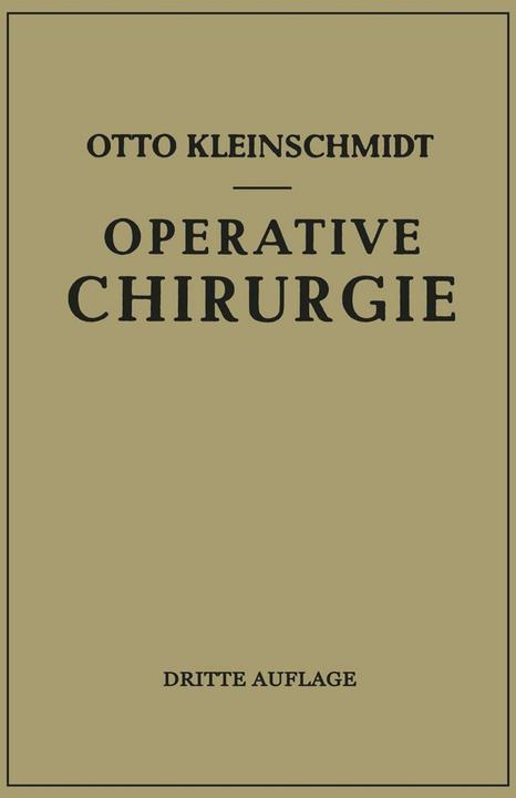 Produktbild Operative Chirurgie (Deutsch, 2014)