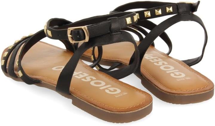 Actual product image Gioseppo Flexible Sole Adjustable Ankle Strap Leather Lined Footbed (36)