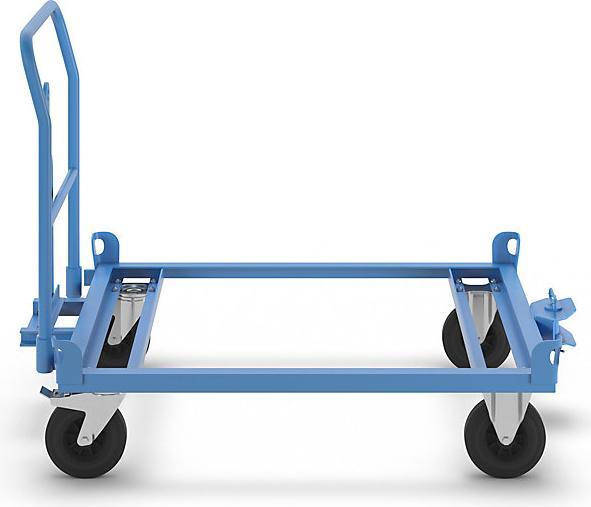Actual product image eurokraft pro Chassis with drawbar and coupling (500 kg)