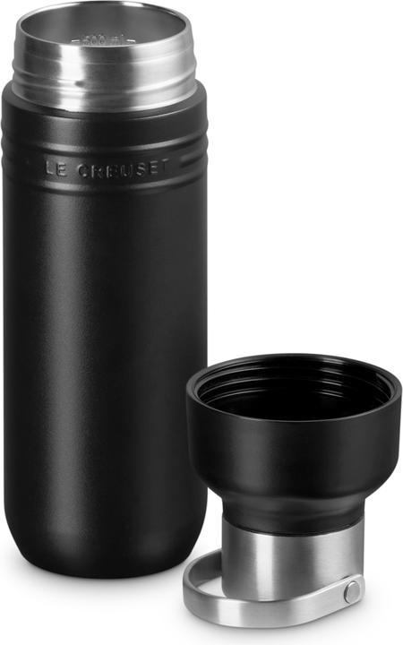 Image du produit Le Creuset On The Go Trinkflasche schwarz matt 500ml (0.50 l)