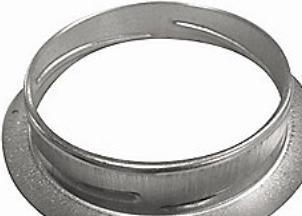 Actual product image Øland Ventilram. KUR 100 - nipple ring and rubber ring