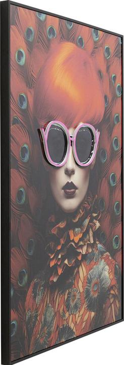 Image du produit Kare Design Image Fancy Red Lady LED 120x80cm (120 x 80 cm)