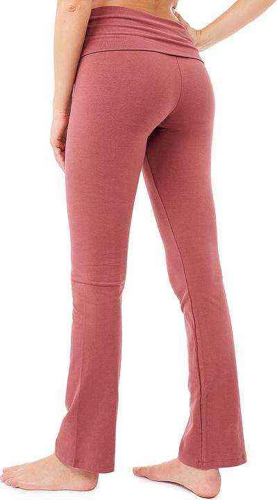 Actual product image Mandala Yoga Pants Classic Rolldown Black