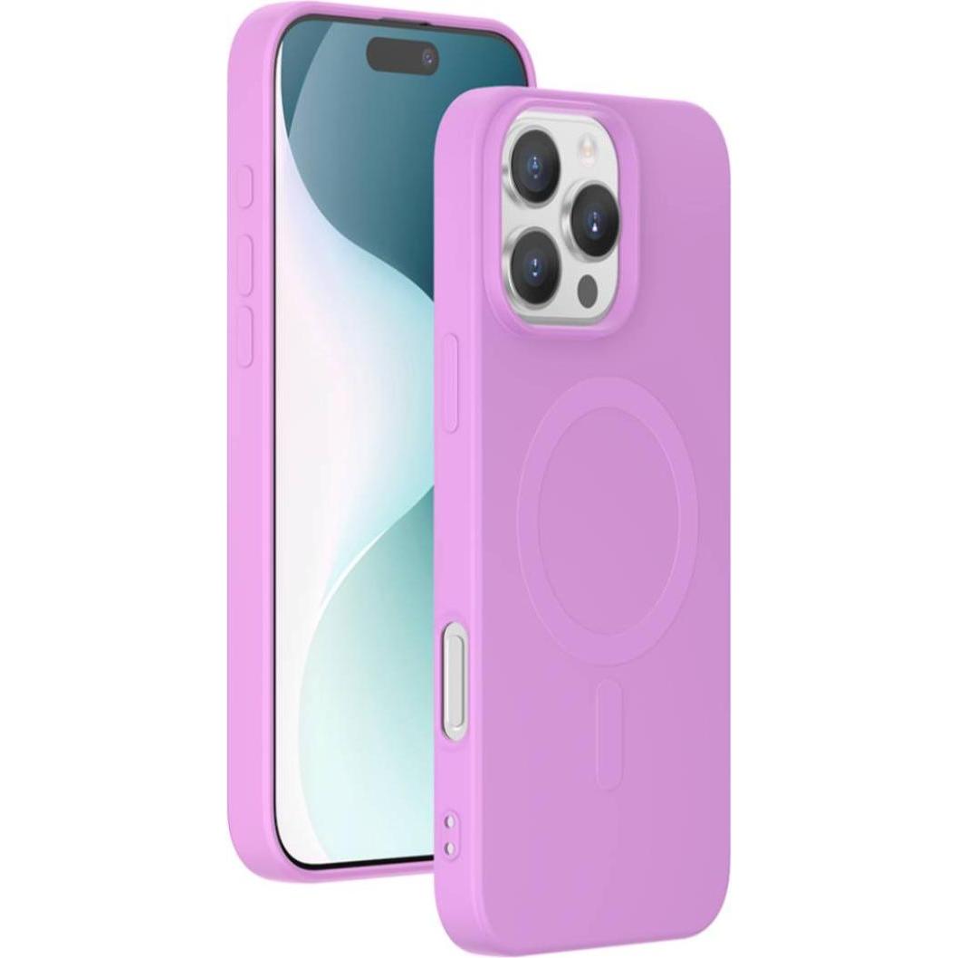 Bigben MagSafe Case (Apple iPhone 16 Pro), Smartphone Hülle, Rosa