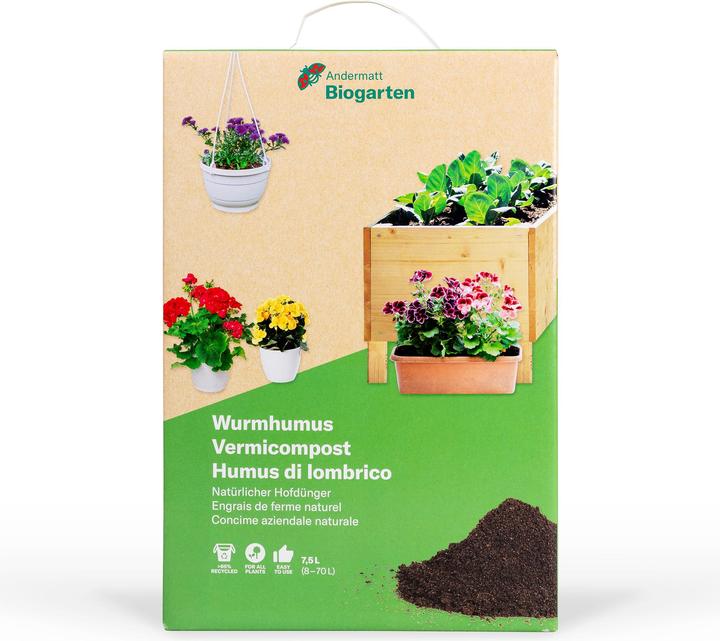Andermatt Biogarten Wurmhumus (4.20 kg, 0.90 l)