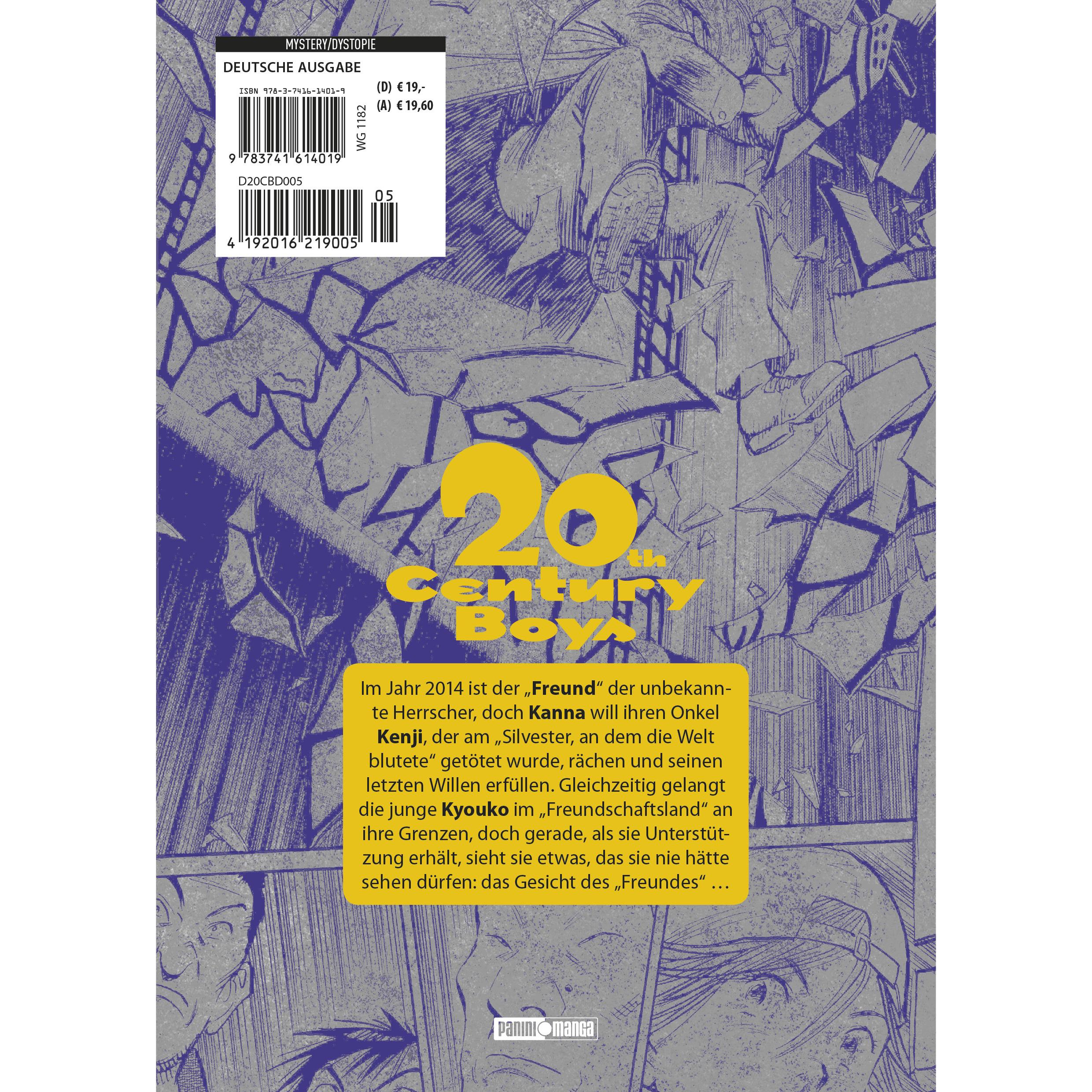 Thumbnail - 20th Century Boys: Ultimative Edition, Belletristik von Naoki Urasawa