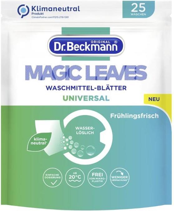 Immagine prodotto Dr. Beckmann Fogli di detersivo (25 Cicli di lavaggio, Asciugamani)