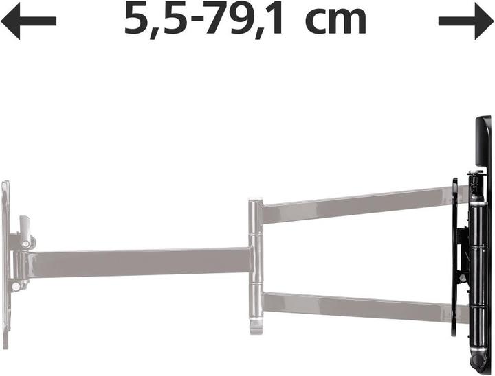 Image du produit Hama Fullmotion (Mur, 46", 25 kg)
