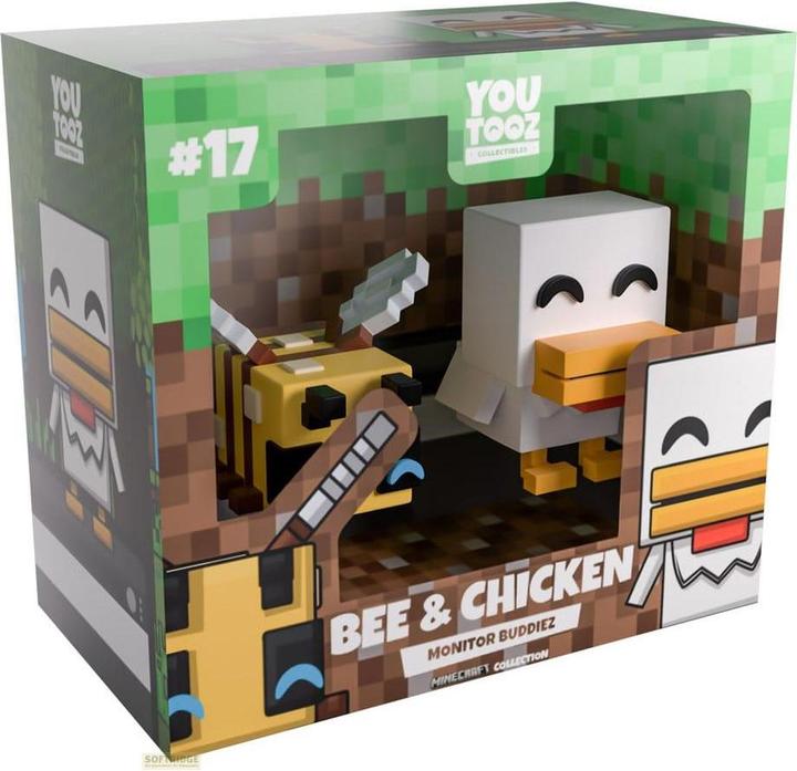 Actual product image Youtooz Minecraft Vinyl Figuren Bee and Chicken Monitor Buddiez