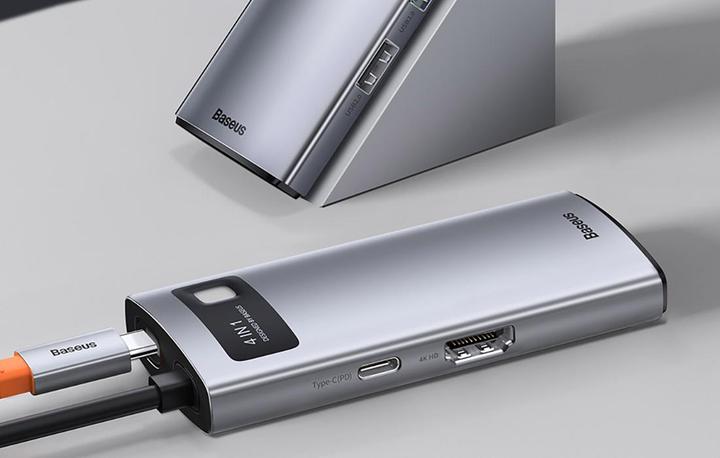 Produktbild Baseus Gleam Series 4-in-1 (USB-C, 1 Port)