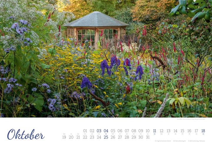 Image du produit Zauberhafte Landgärten Kalender 2026 (45 x 33 cm, Allemand)
